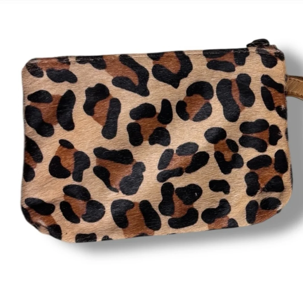 CREWCUTS Leopard Print Calf’s Hair WristletI’m NWT